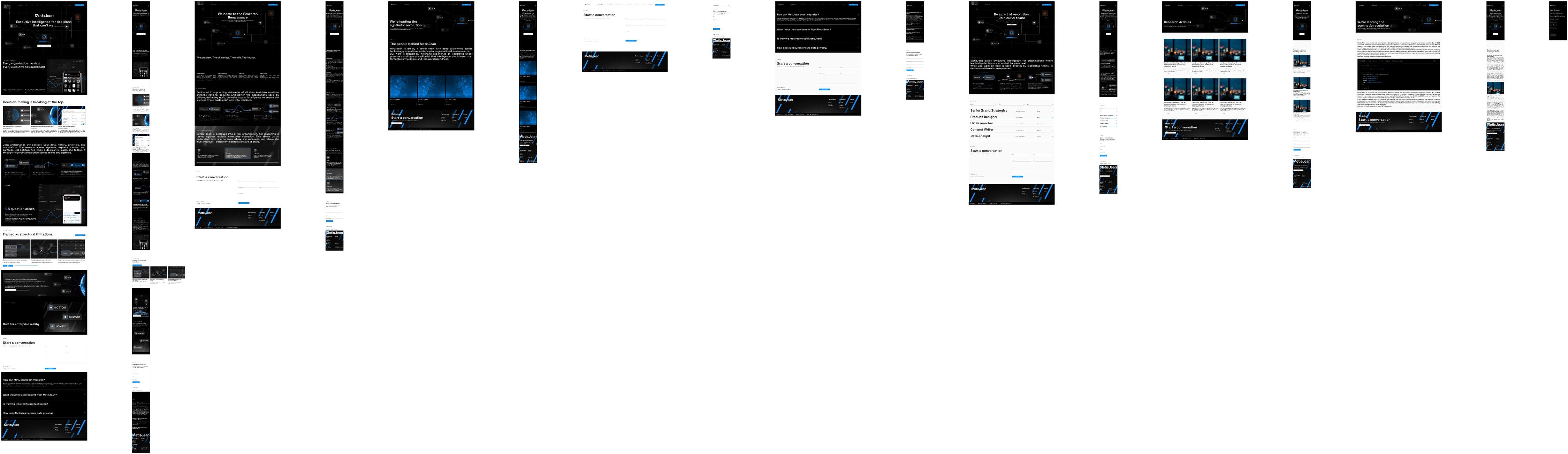metis design system components overview
