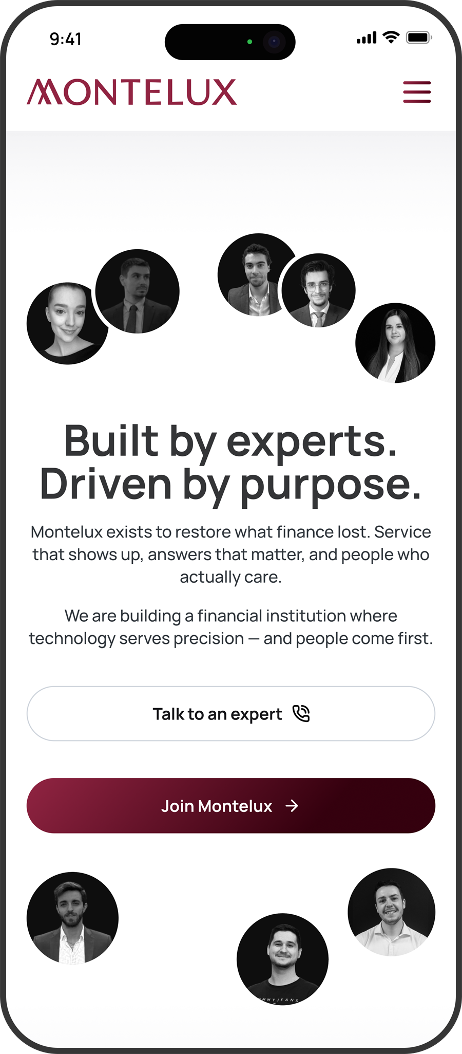 montelux 'more than a bank' mobile screenshot 5